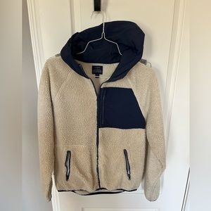 Mens Small Fleece hoodie- JCrew factory
